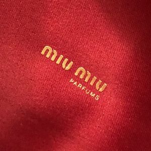 Miu Miu Bags - Red Miu Miu Perfume Pouch Miu Miu Bags - Red Miu Miu Perfume Pouch
